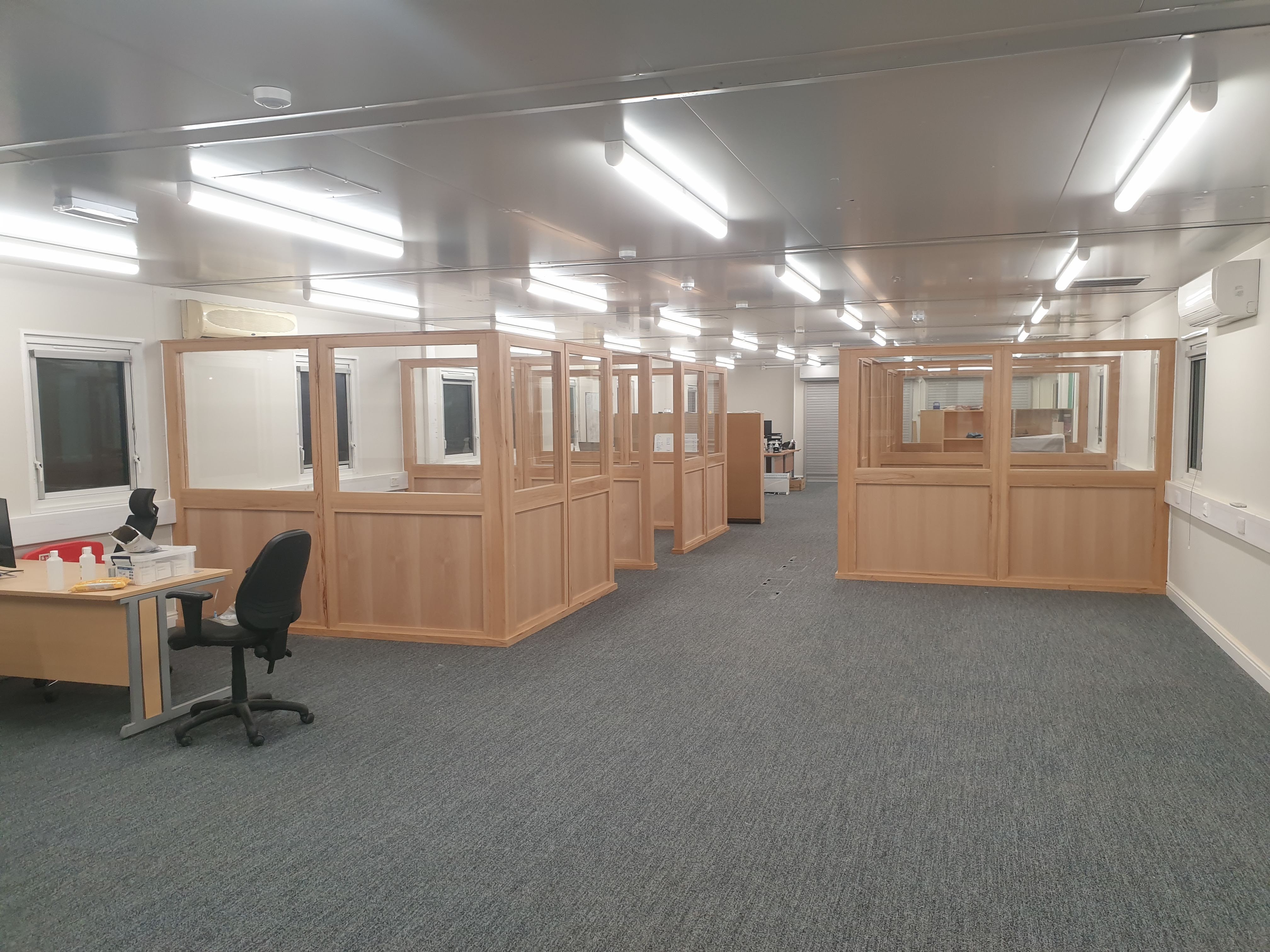 Beech office dividers South Yorkshire